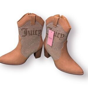 Juicy Couture Cottagecore Boots Women's Tamra Western‎ Style Boots Size 8.5